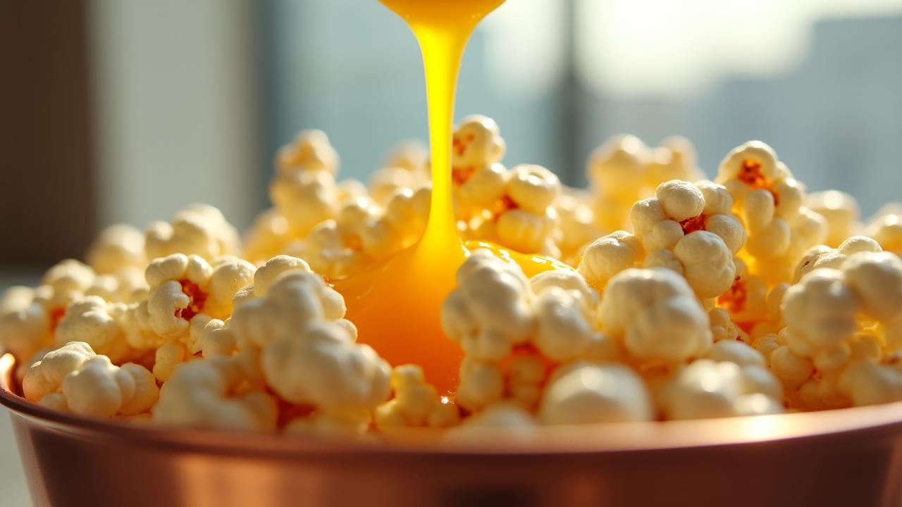 Artisan gourmet popcorn being handcrafted in Toronto poppery