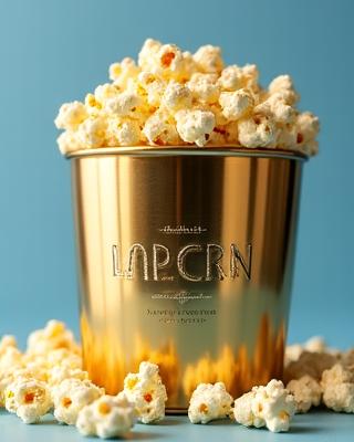 Signature Caramel Gold popcorn in tin